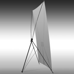 X - BANNER 80CM X 180CM